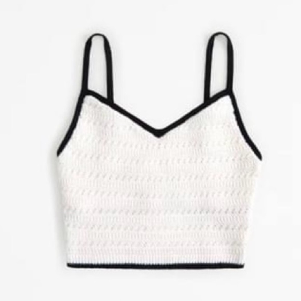 Abercrombie Women's Knit Crop Top- NWT